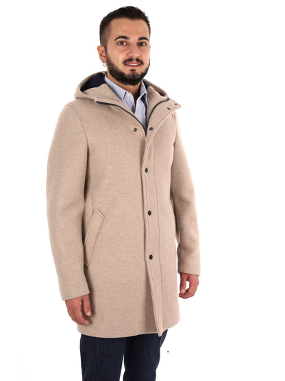 Fb Feudi Corda, cappotto da uomo beige