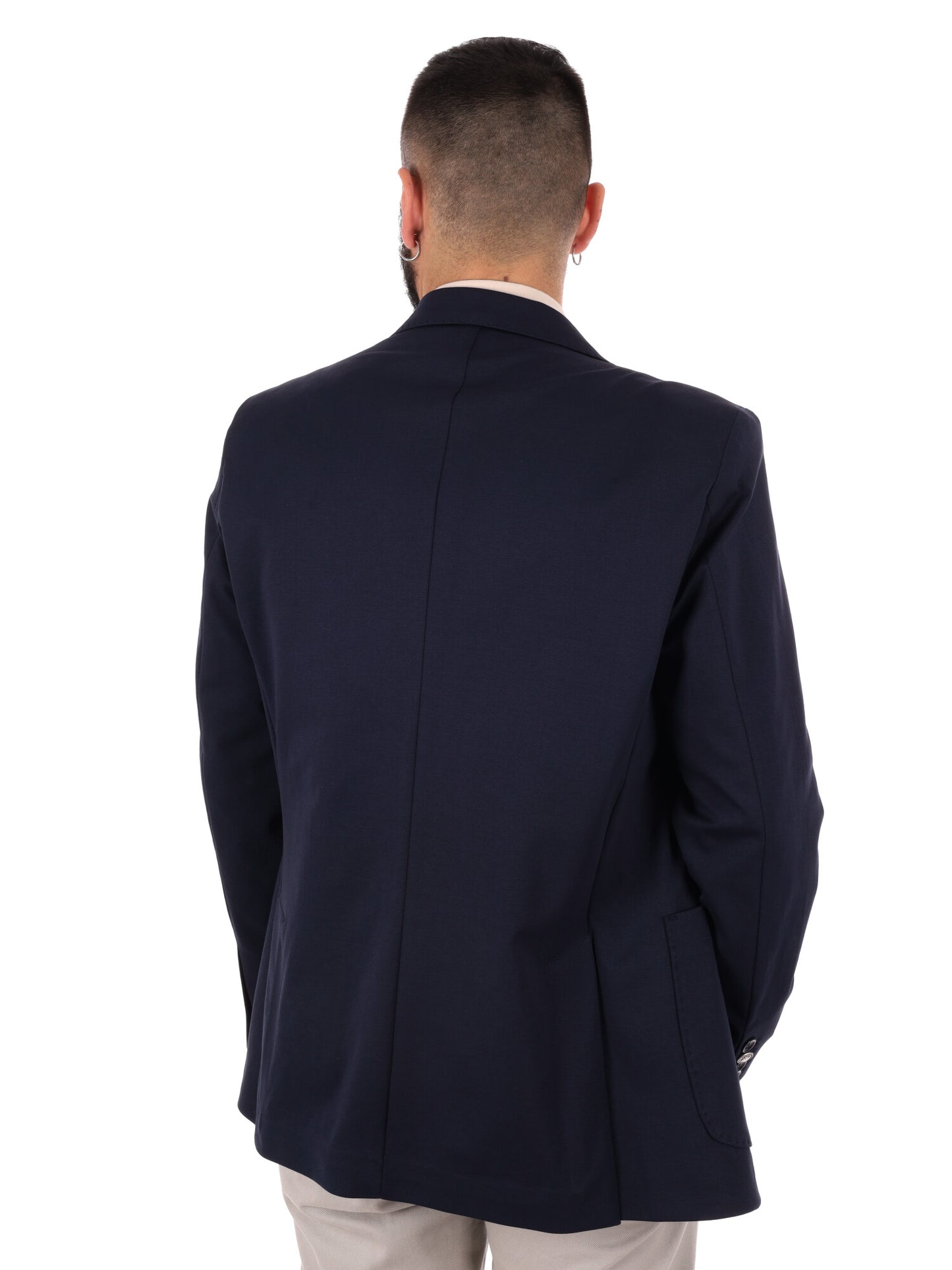 Giacca elegante da uomo FB FF202 blu per primavera-estate
