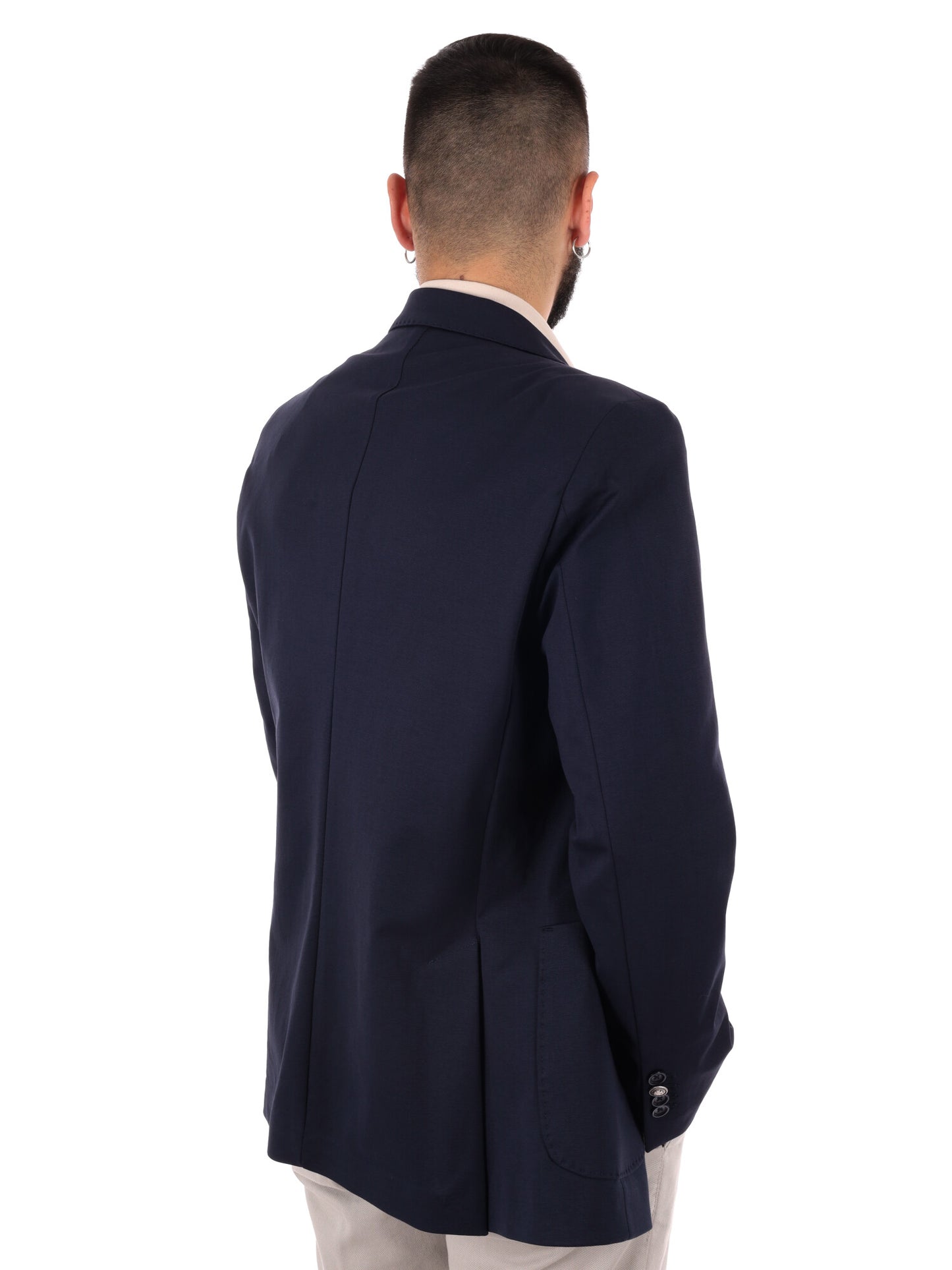 Giacca elegante da uomo FB FF202 blu per primavera-estate