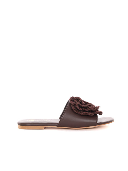 Sandali Clyo' da donna beige con dettagli in macramè raffinati