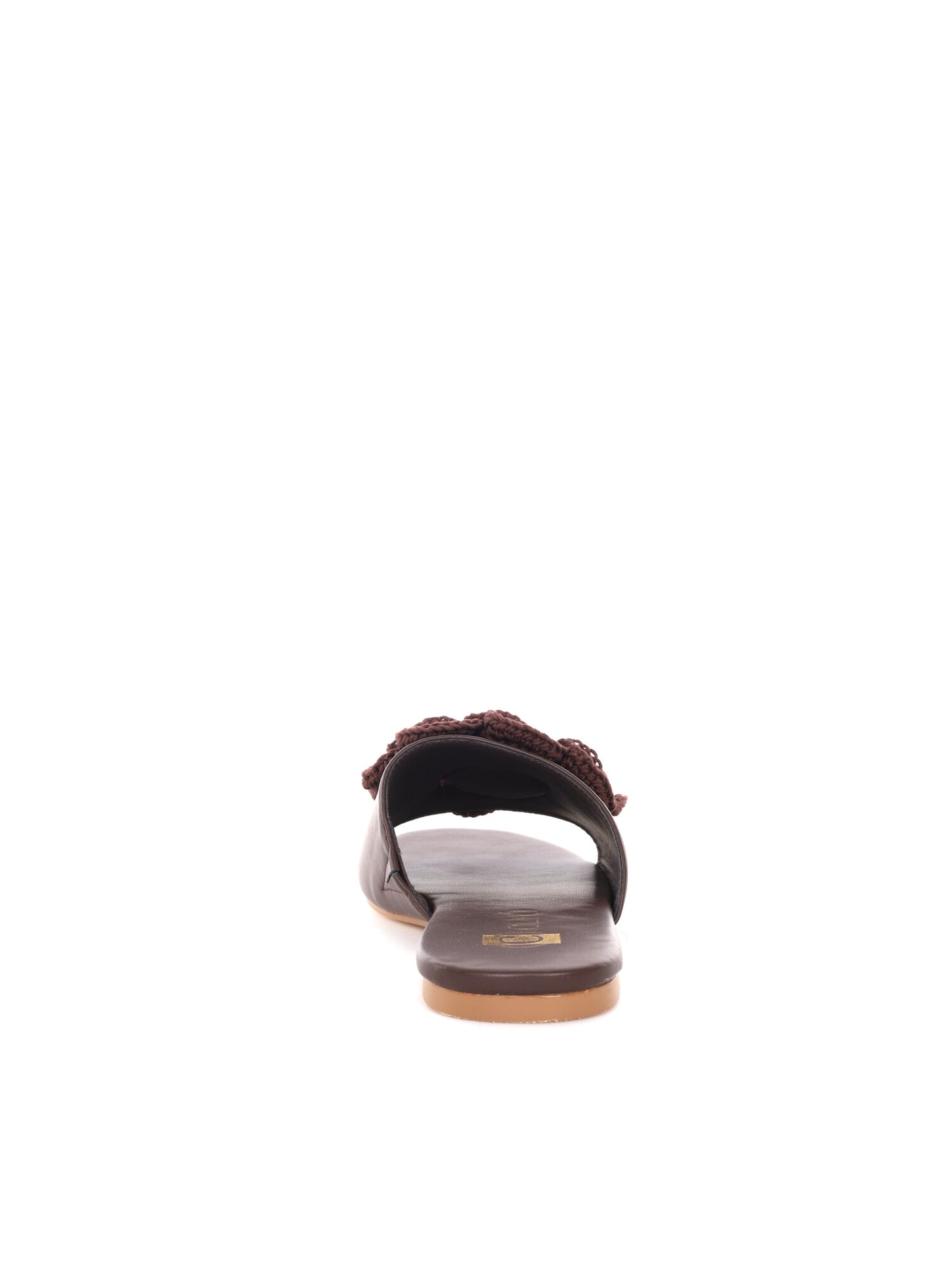 Sandali Clyo' da donna beige con dettagli in macramè raffinati