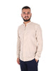 camicia-uomo-fiaccola-corea-beige-in-cotone-classica