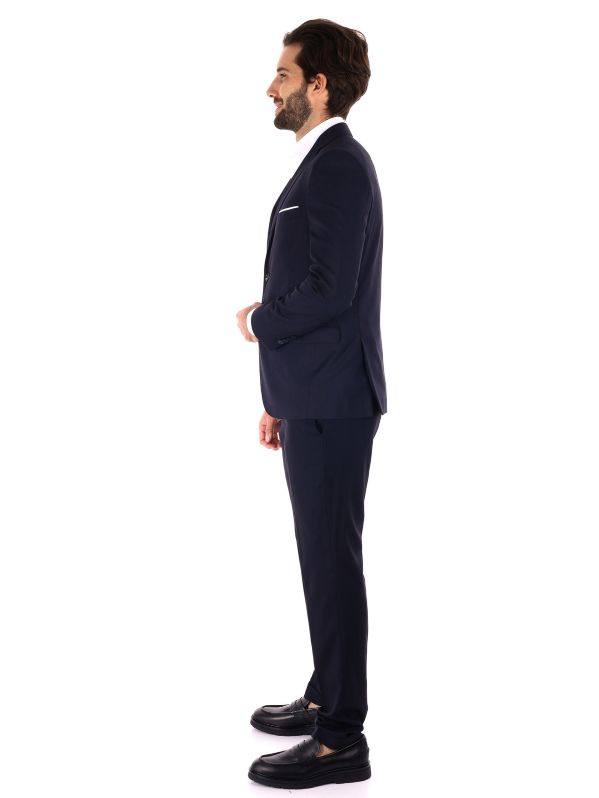 Fb abito oxford da uomo blu