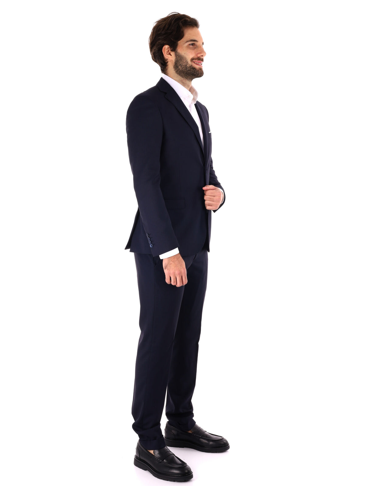 Fb abito oxford da uomo blu