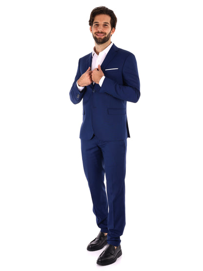 ABITO MONOPETTO OXFORD FB UOMO BLUETTE