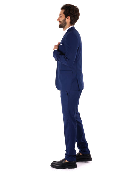 ABITO MONOPETTO OXFORD FB UOMO BLUETTE