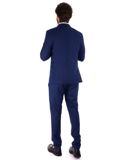 ABITO MONOPETTO OXFORD FB UOMO BLUETTE