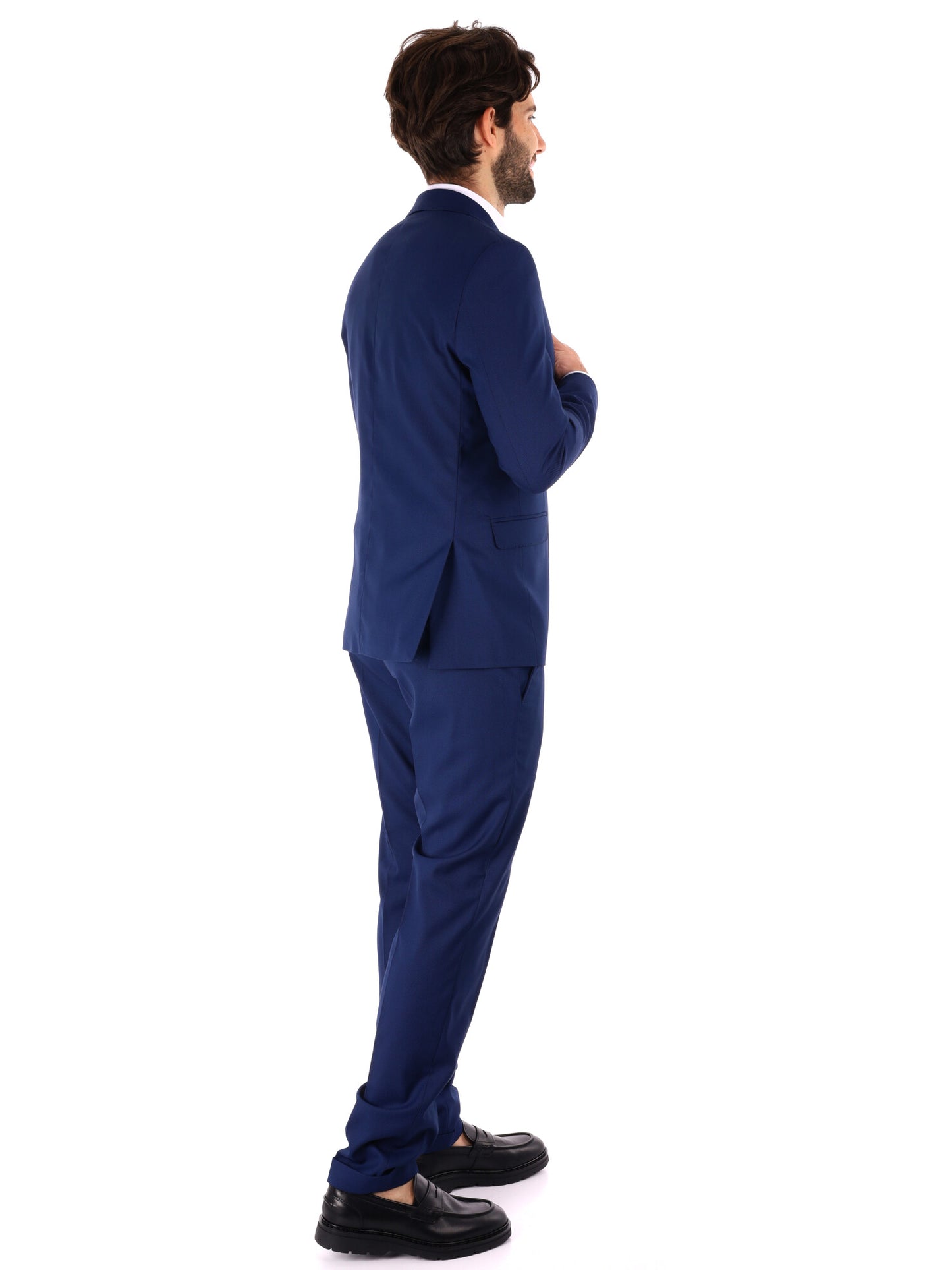 ABITO MONOPETTO OXFORD FB UOMO BLUETTE