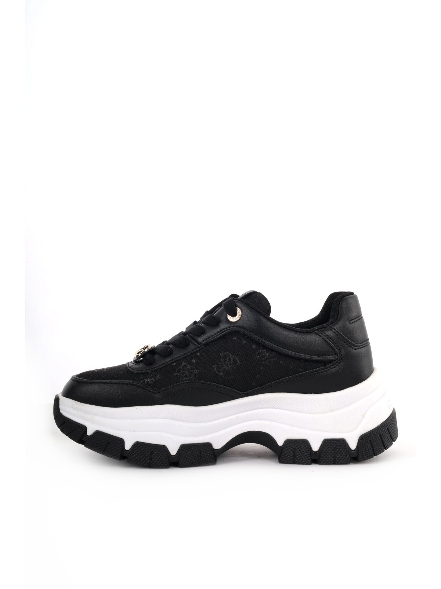 Guess Berrett 2, sneaker nera casual da donna con platform