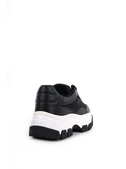 Guess Berrett 2, sneaker nera casual da donna con platform