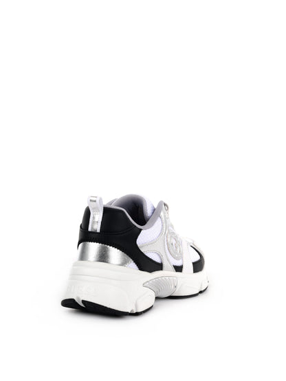 STRINGATA SNEAKER IBITHA GUESS DA DONNA BIANCO ARGENTO