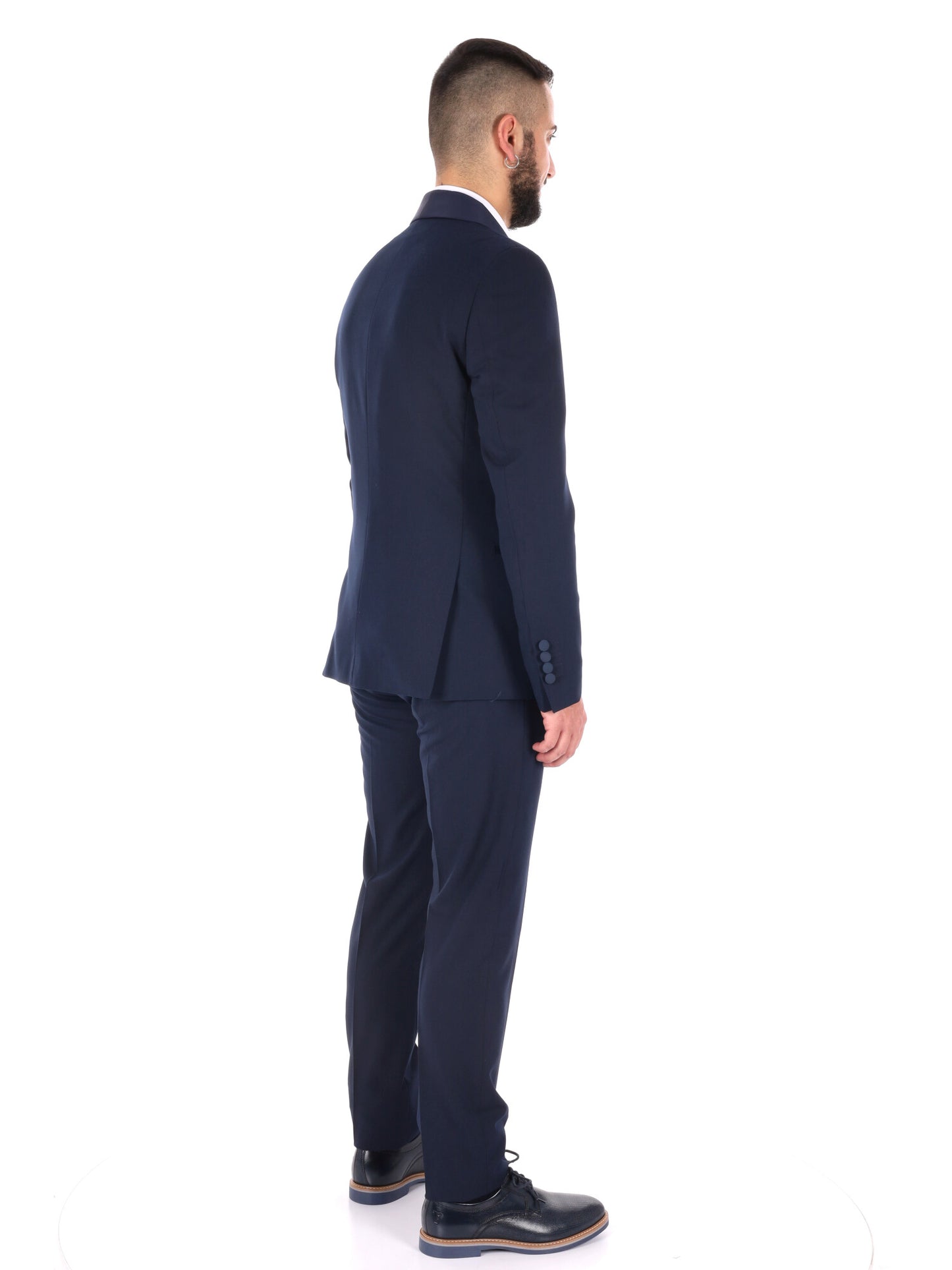 FB smoking da uomo blu elegante per occasioni speciali