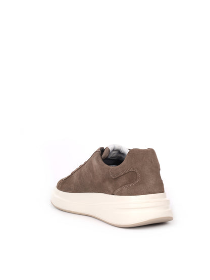 SNEAKER ELBA IN PELLE GUESS DA UOMO MARRONE