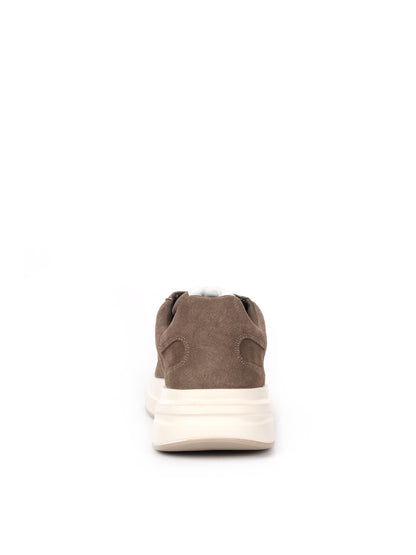 SNEAKER ELBA IN PELLE GUESS DA UOMO MARRONE