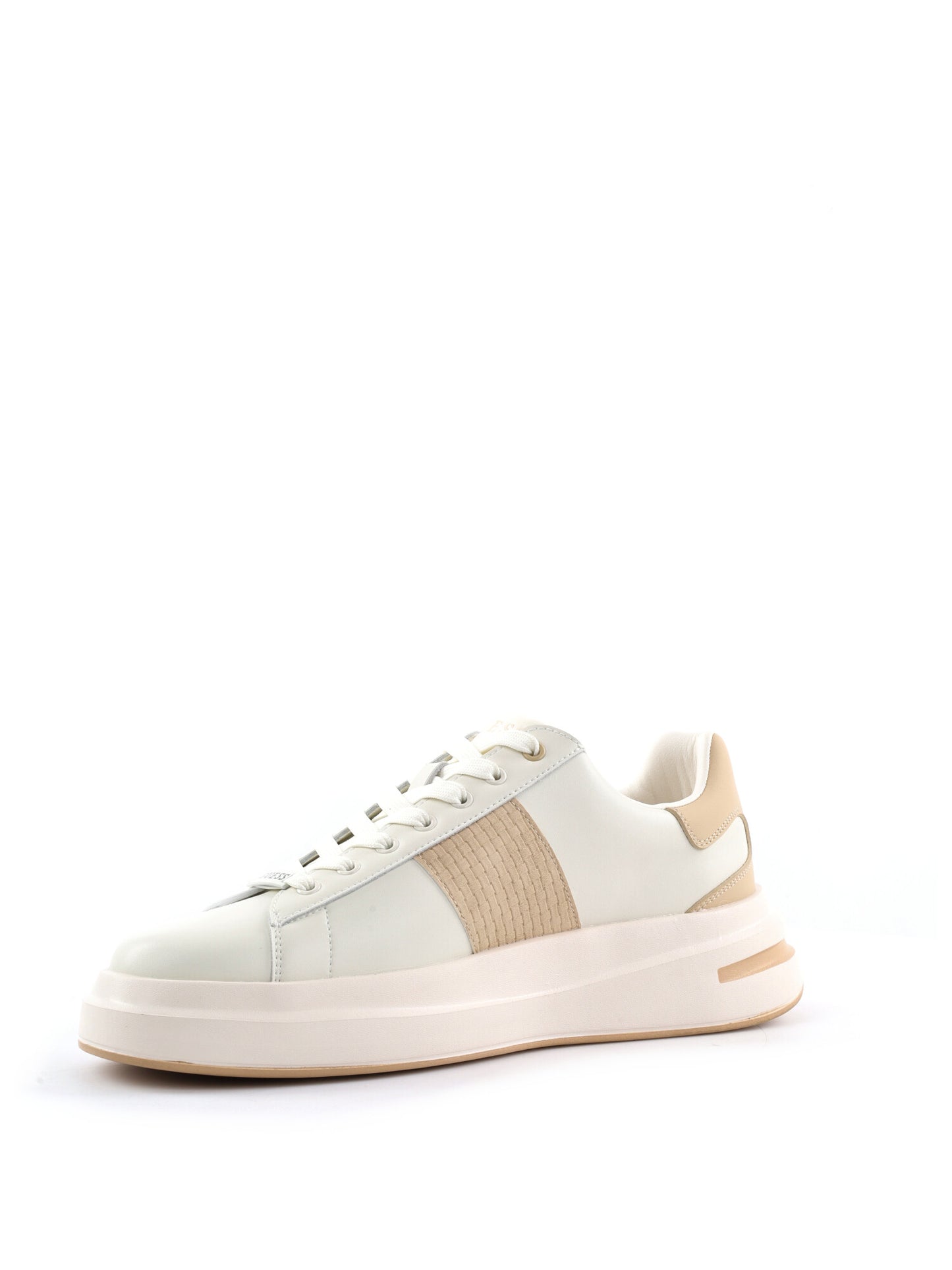 Guess Elba, sneakers bianche da uomo dal design casual