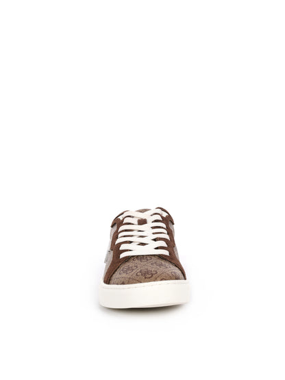 SNEAKER TODI3 MONOGRAM GUESS DA UOMO MARRONE