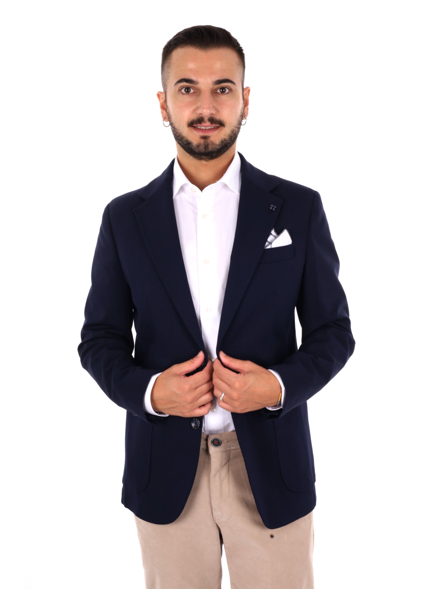 Fb Giacca P.Milano, giacca da uomo blu