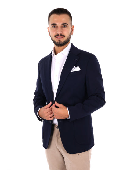 Fb Giacca P.Milano, giacca da uomo blu