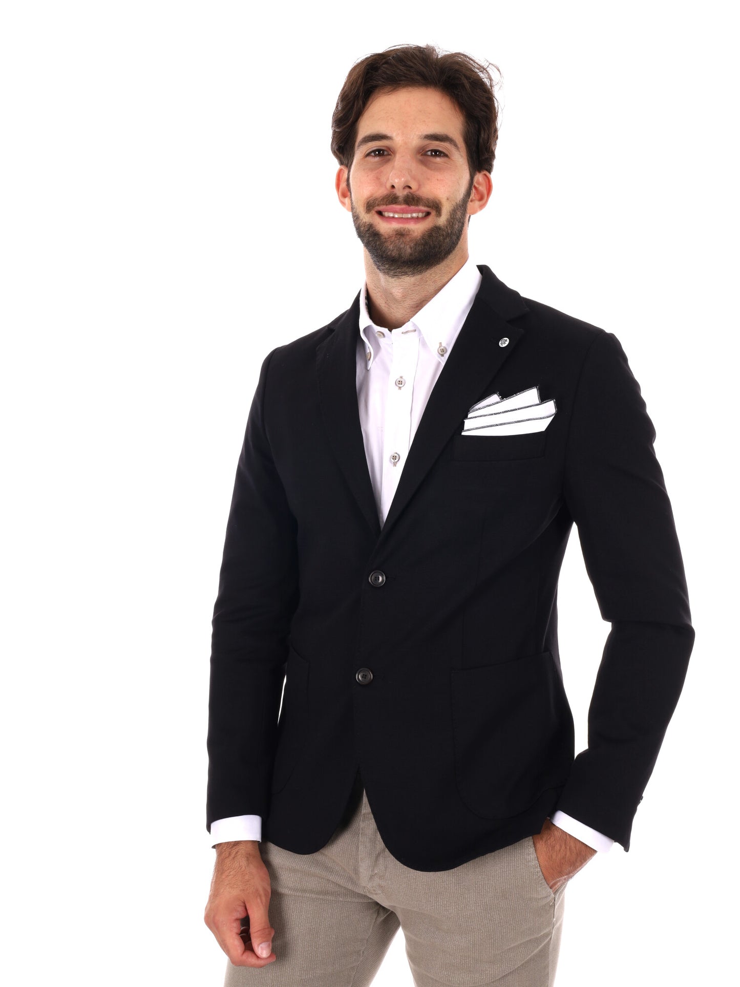 GIACCA PUNTO MILANO FB DA UOMO NERO
