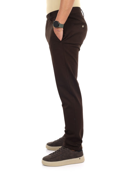 Fb Panta P.Milano, pantalone da uomo marrone