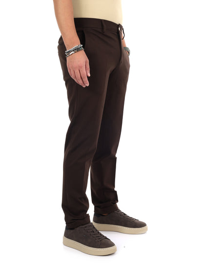 Fb Panta P.Milano, pantalone da uomo marrone