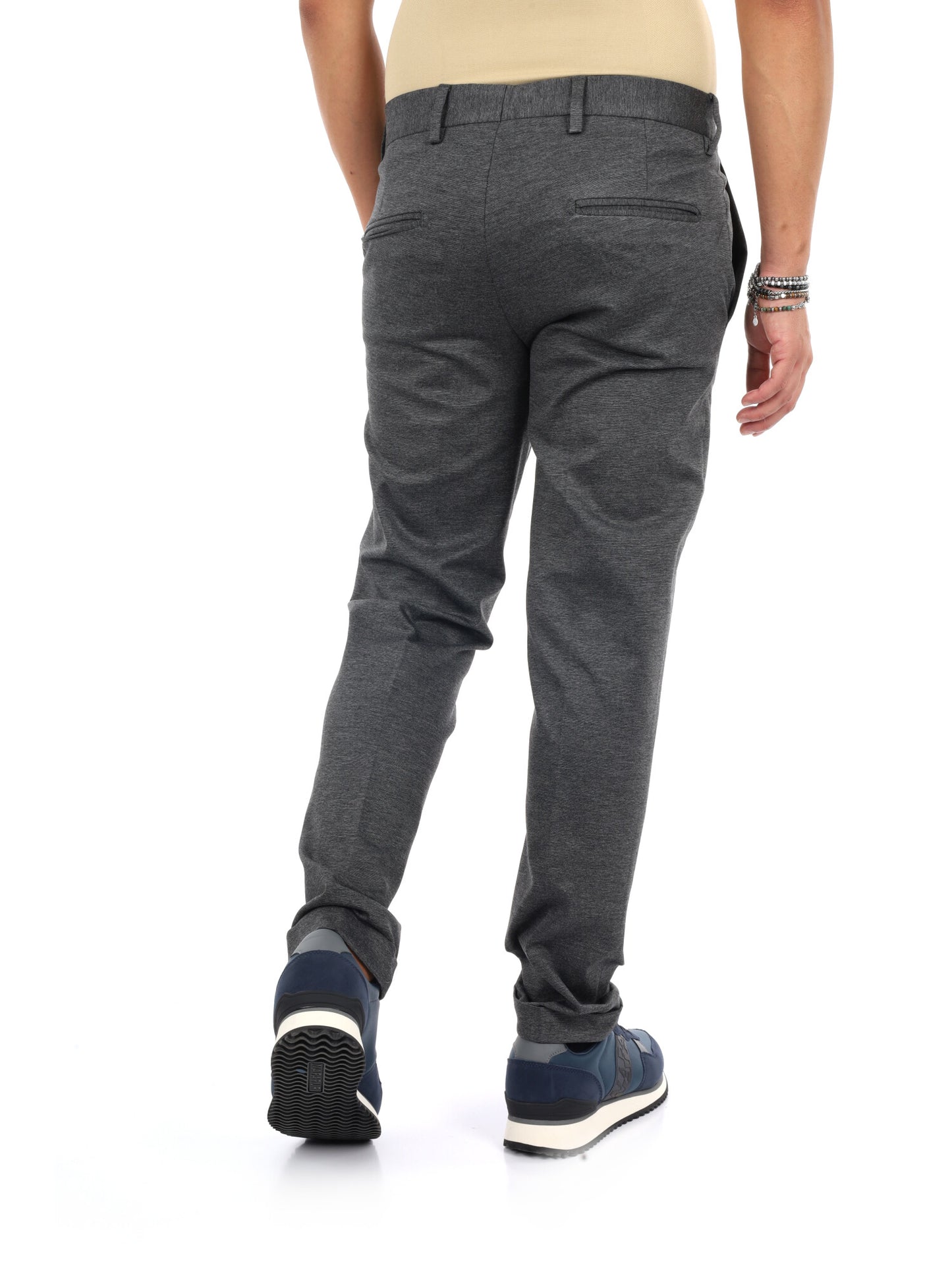 Fb FR938 91, pantalone da uomo grigio