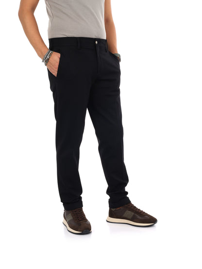 Fb FR938 99, pantalone da uomo nero