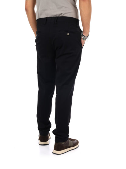 Fb FR938 99, pantalone da uomo nero