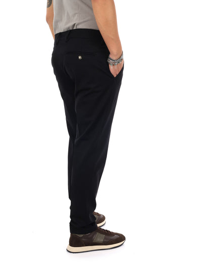 Fb FR938 99, pantalone da uomo nero