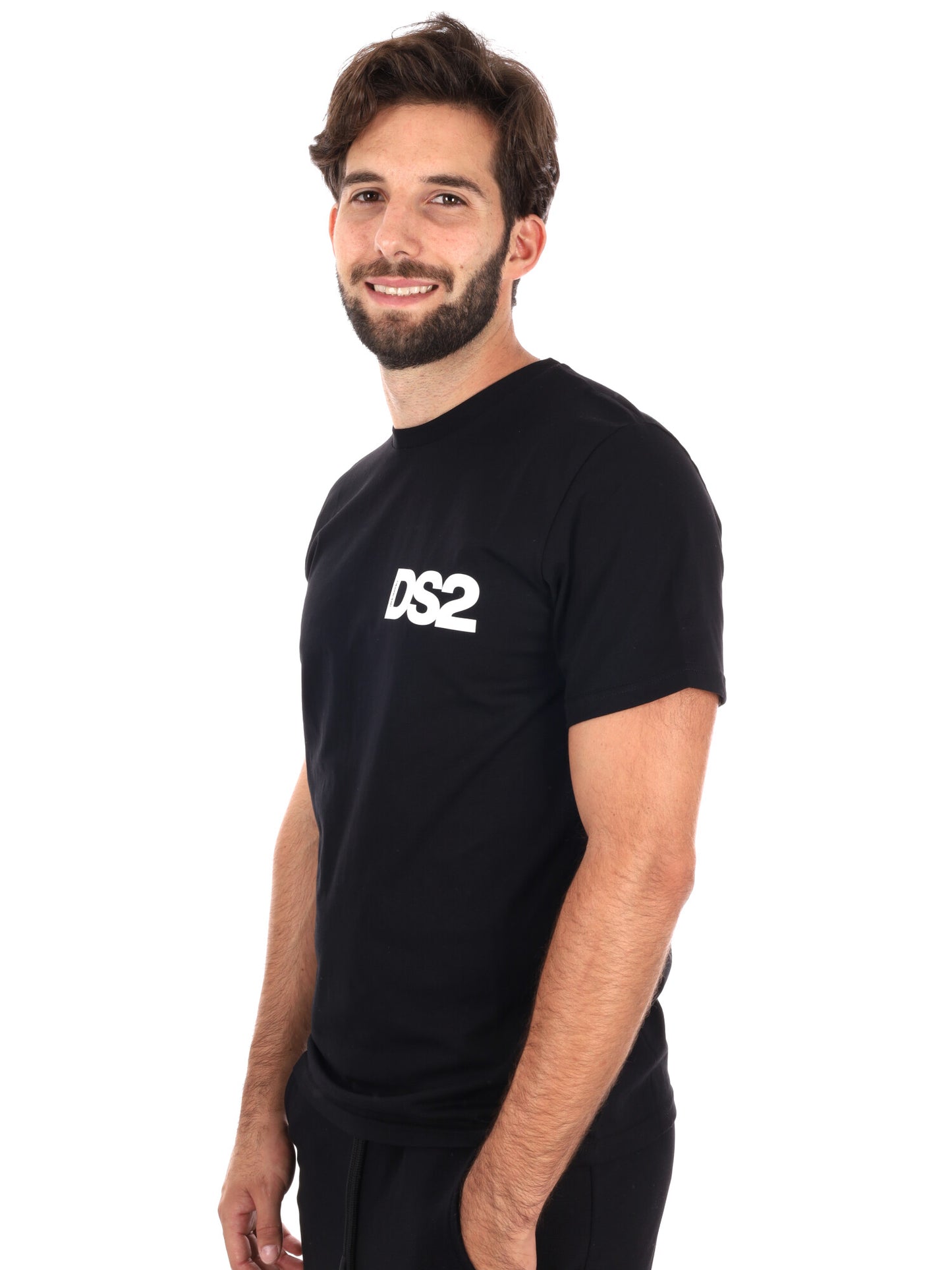 T-SHIRT BASIC DROP SEASON 2 DA UOMO NERO