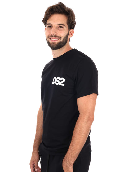 T-SHIRT BASIC DROP SEASON 2 DA UOMO NERO