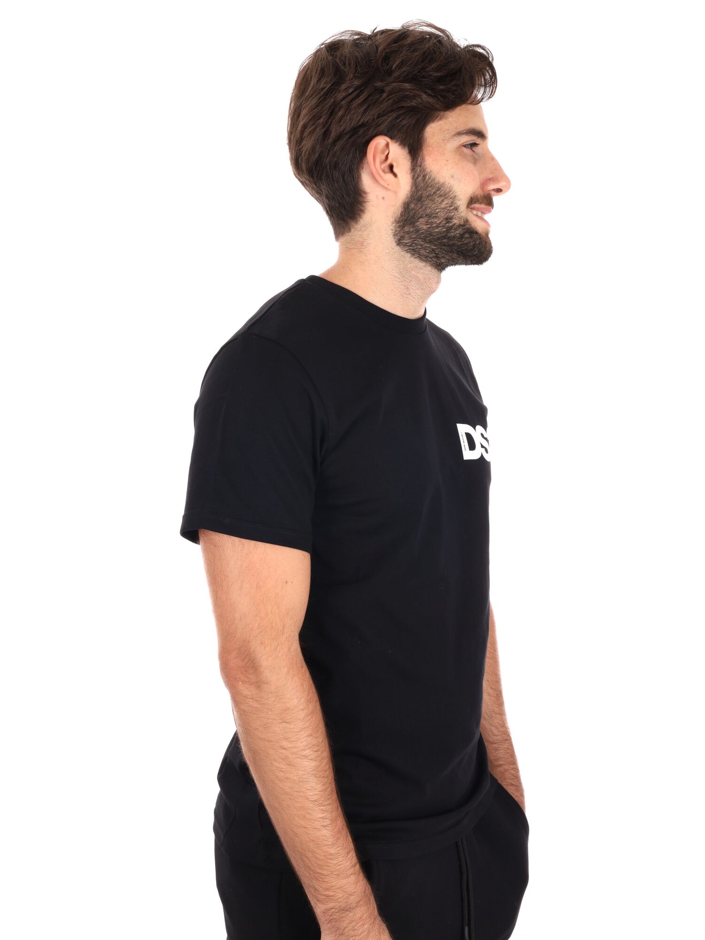 T-SHIRT BASIC DROP SEASON 2 DA UOMO NERO