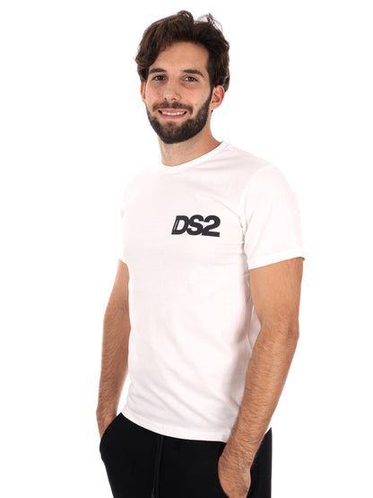 T-SHIRT BASIC DROP SEASON 2 DA UOMO BIANCO