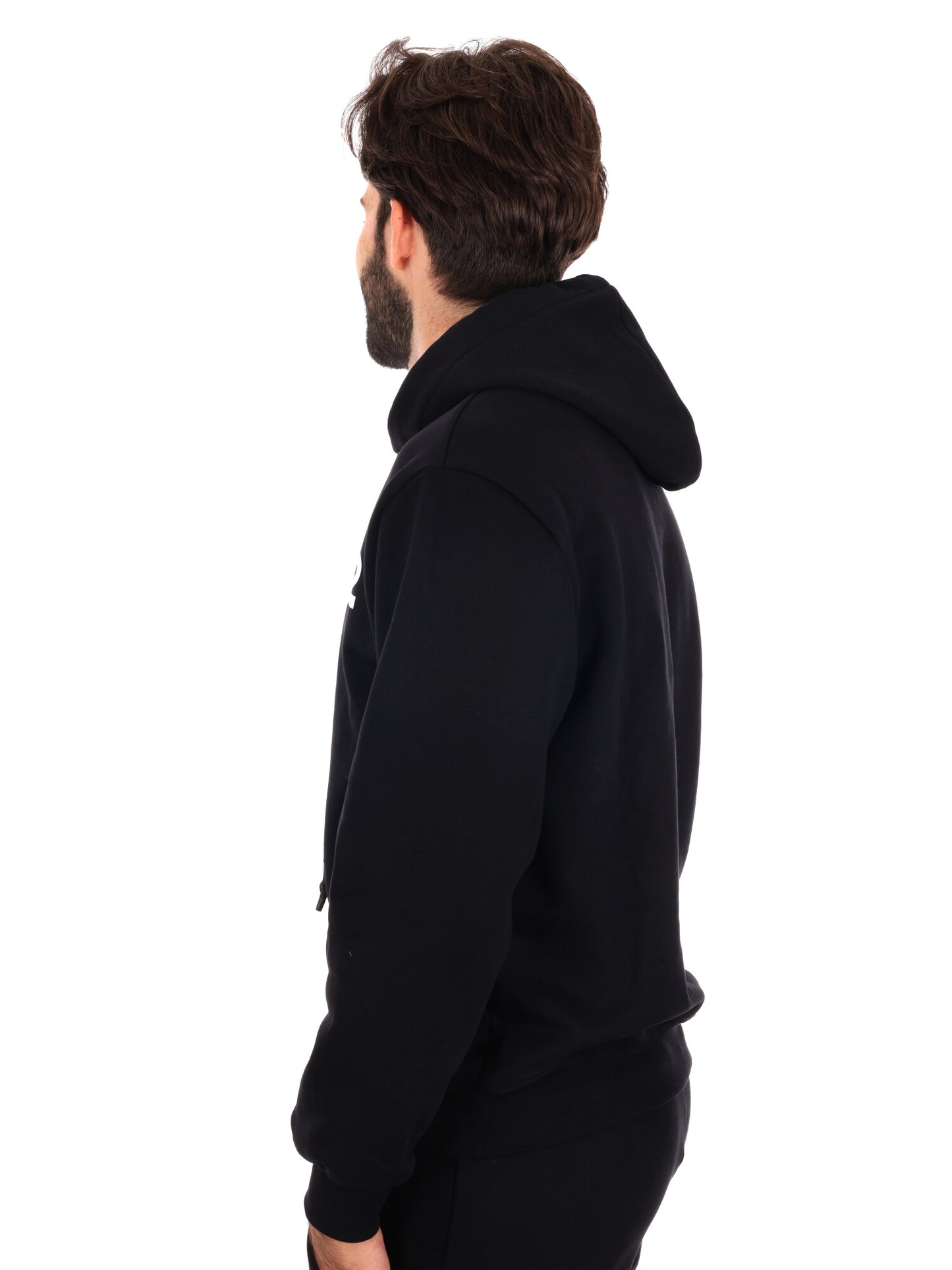 FELPA CON CAPPUCCIO DROP SEASON 2 DA UOMO NERO