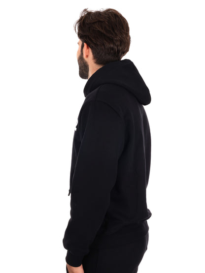 FELPA CON CAPPUCCIO DROP SEASON 2 DA UOMO NERO