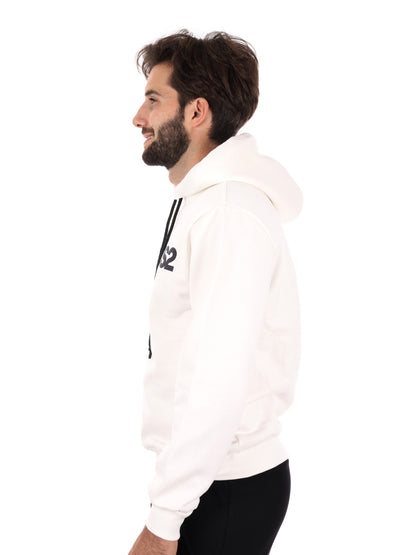 FELPA CON CAPPUCCIO DROP SEASON 2 DA UOMO PANNA