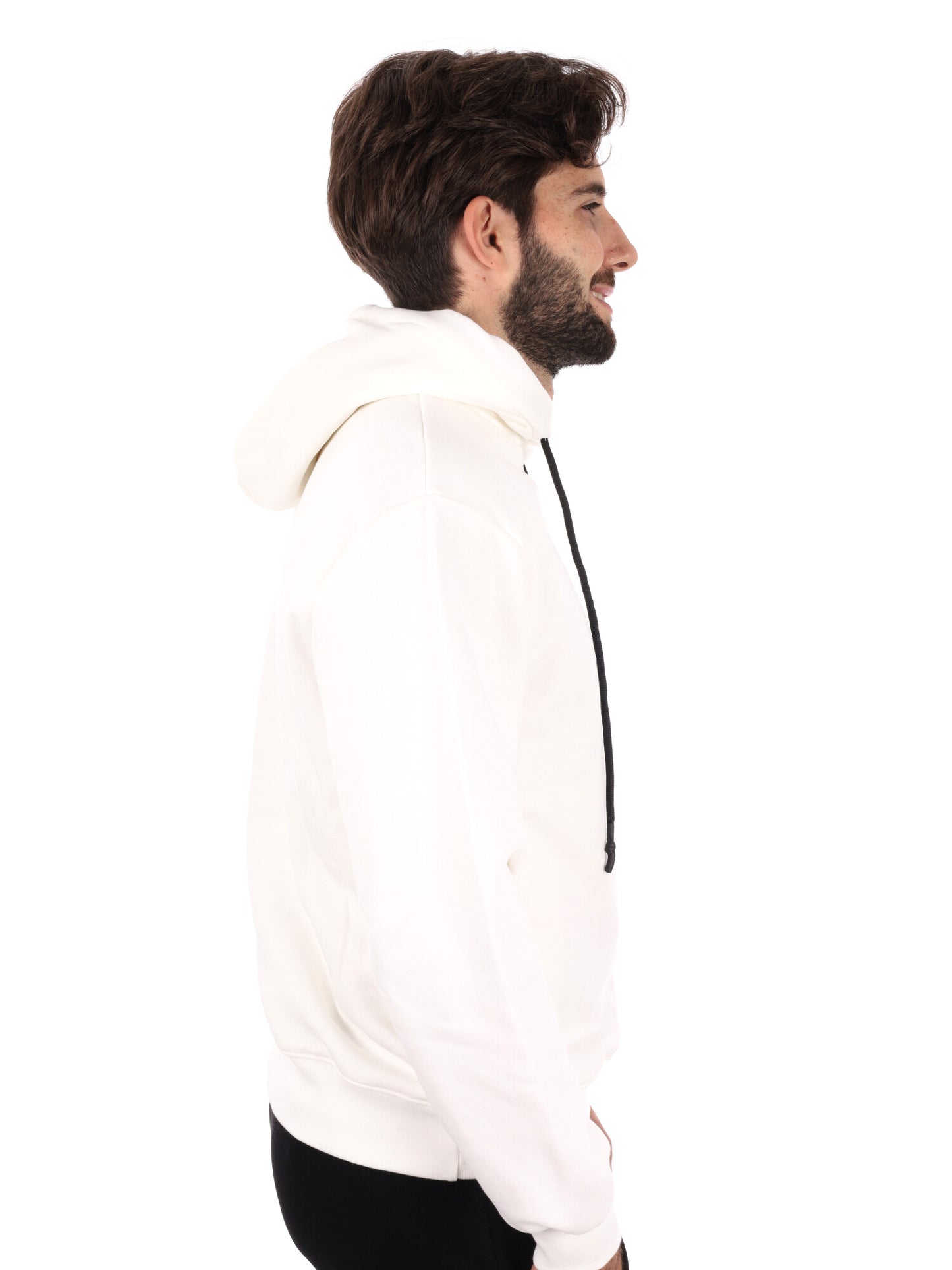 FELPA CON CAPPUCCIO DROP SEASON 2 DA UOMO PANNA