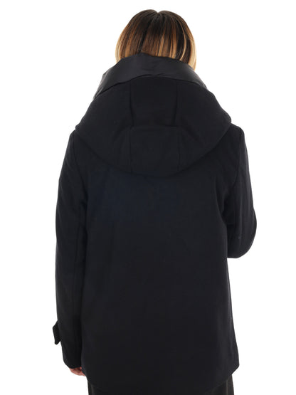 CAPPOTTO CORTO YES ZEE DA DONNA NERO