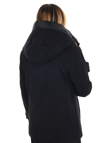 CAPPOTTO CORTO YES ZEE DA DONNA NERO
