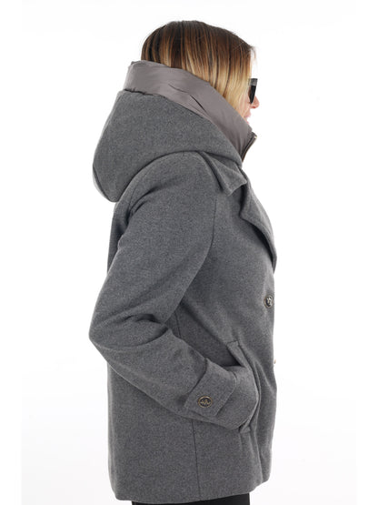 CAPPOTTO CORTO YES ZEE DA DONNA GRIGIO
