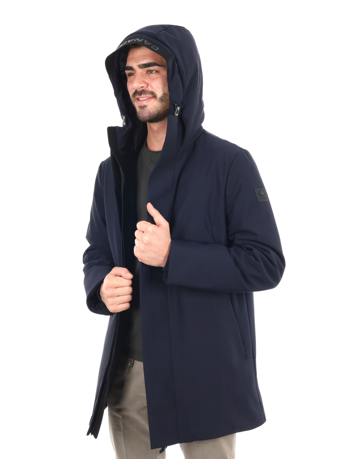 Canadian nelson giaccone da uomo blu