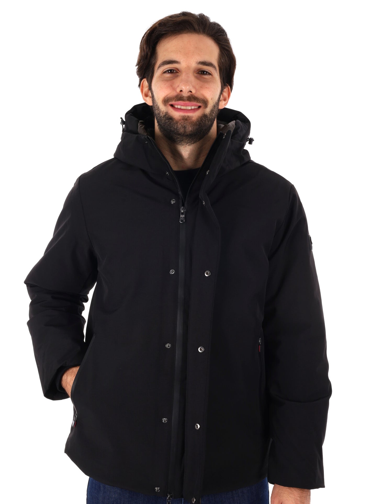 PARKA CORTO VAUGHAN CANADIAN DA UOMO NERO
