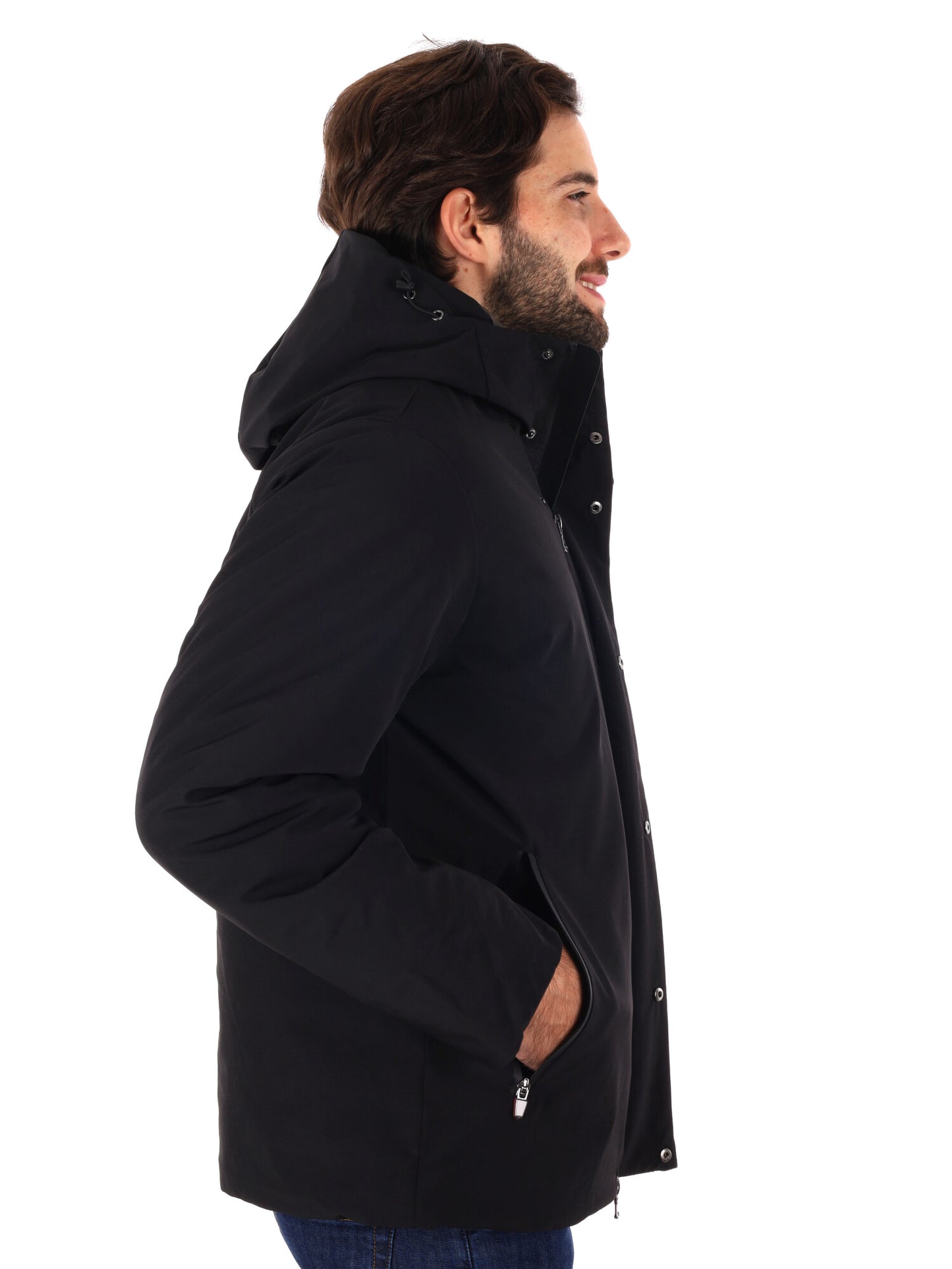 PARKA CORTO VAUGHAN CANADIAN DA UOMO NERO
