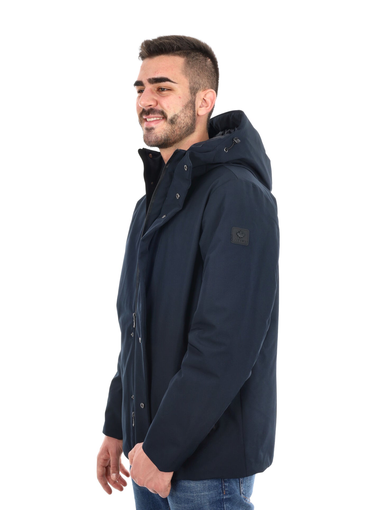 PARKA CORTO VAUGHAN CANADIAN DA UOMO BLU