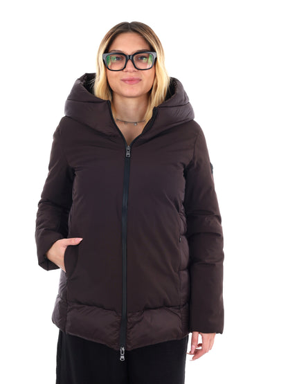 GIACCA LITTON LUNGA CANADIAN DA DONNA MARRONE