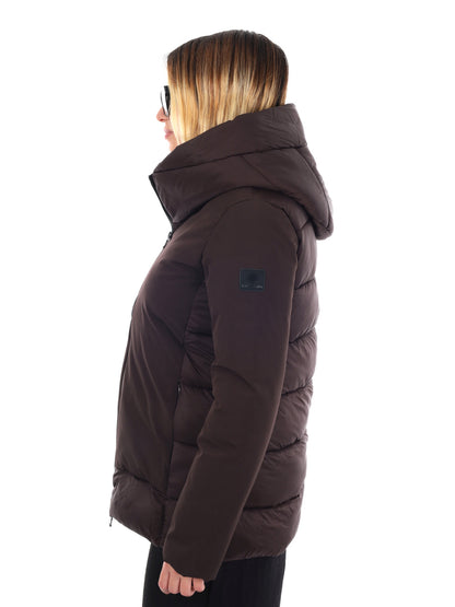 GIACCA LITTON LUNGA CANADIAN DA DONNA MARRONE