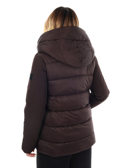 GIACCA LITTON LUNGA CANADIAN DA DONNA MARRONE