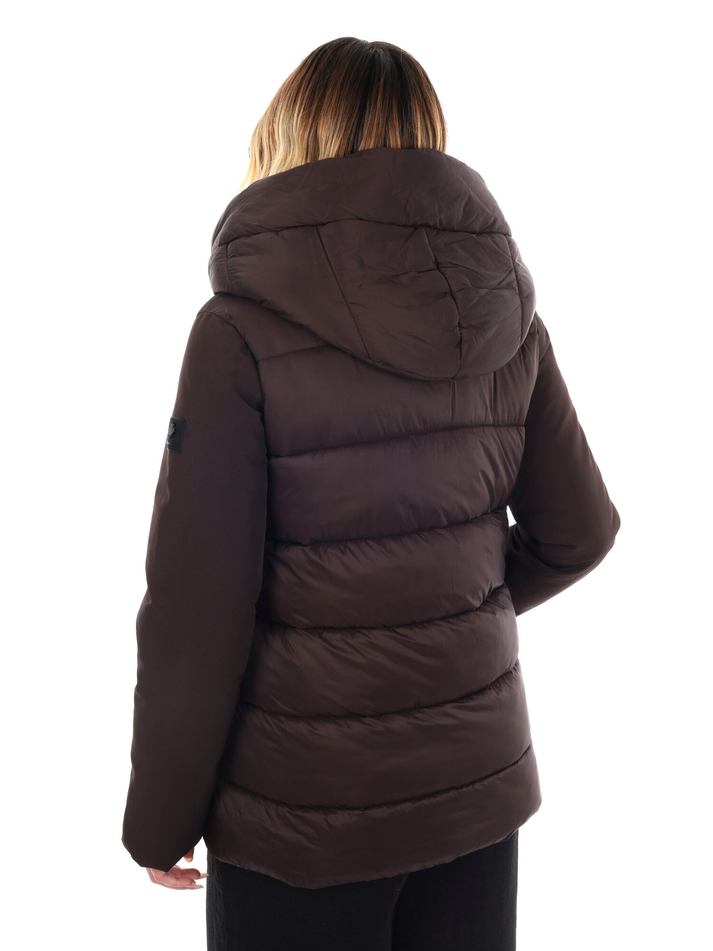 GIACCA LITTON LUNGA CANADIAN DA DONNA MARRONE