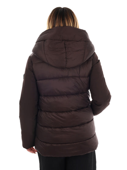 GIACCA LITTON LUNGA CANADIAN DA DONNA MARRONE