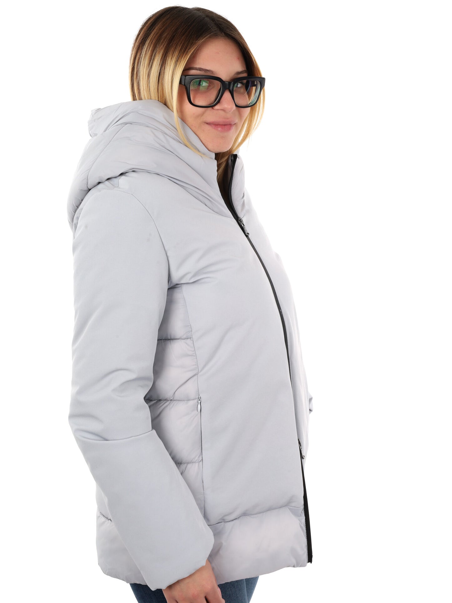 GIACCA LITTON LUNGA CANADIAN DA DONNA GRIGIO